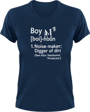 Load image into Gallery viewer, Boy T-Shirtboy, Ladies, Mens, noun, Unisex
