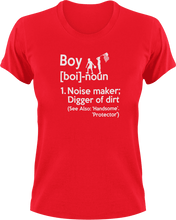 Load image into Gallery viewer, Boy T-Shirtboy, Ladies, Mens, noun, Unisex
