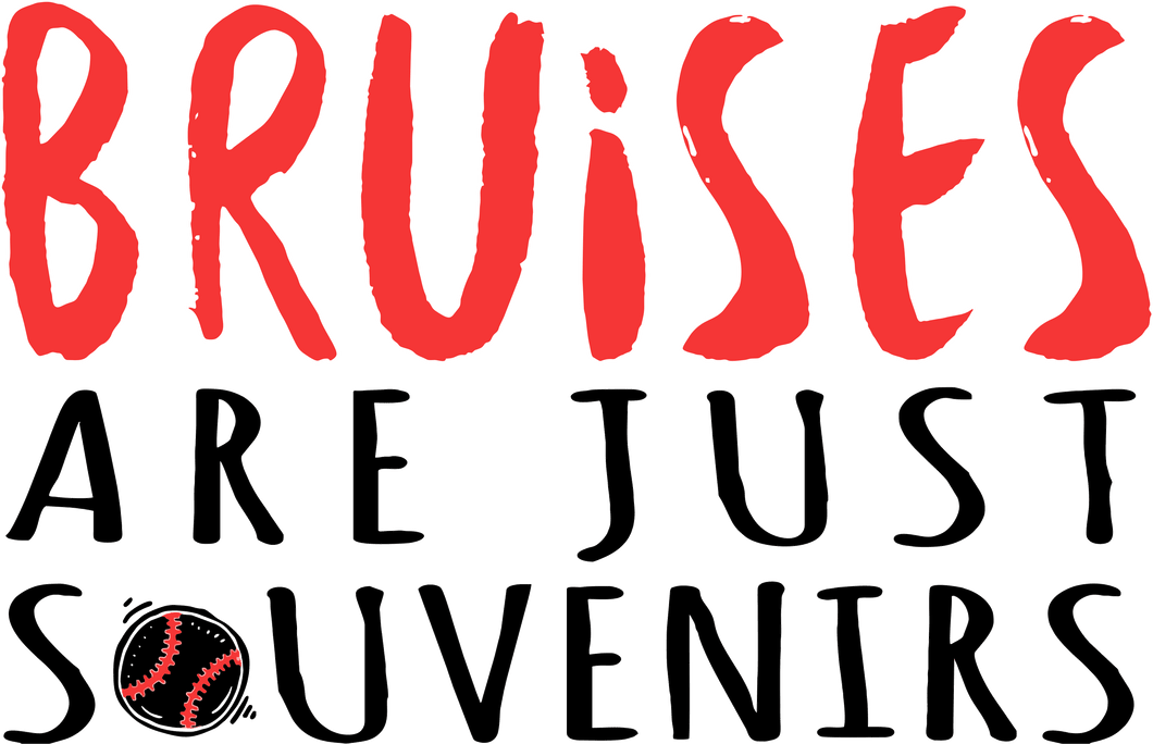 Bruises are just souvenirs T-Shirtbruises, fitness, gym, Ladies, Mens, sport, Unisex