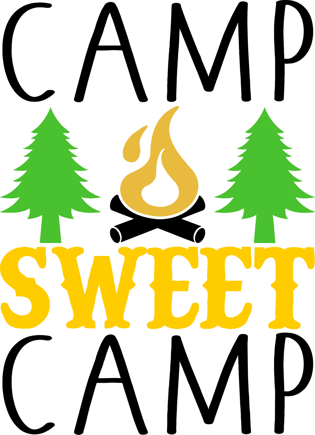 Camp sweet camp T-ShirtAdventure, campfire, camping, Ladies, Mens, Unisex