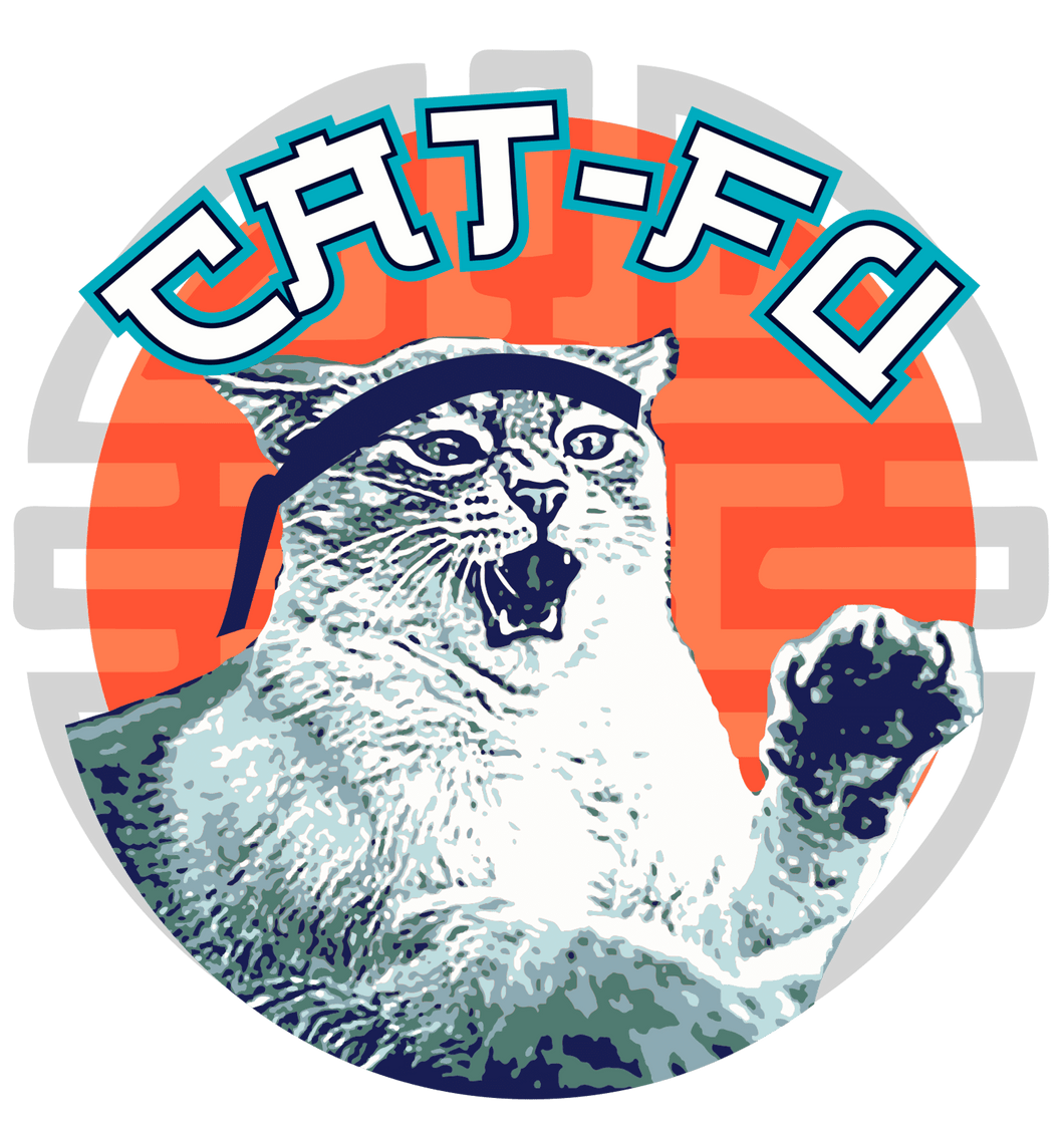 Cat Fu T-Shirtanimals, cat, Ladies, Mens, pets, Unisex