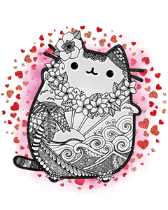 Cat Mandala T-Shirtanimals, cat, Ladies, Mens, pets, Unisex