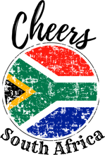 Load image into Gallery viewer, Cheers South Africa T-Shirtdyzynu, Ladies, Mens, Unisex
