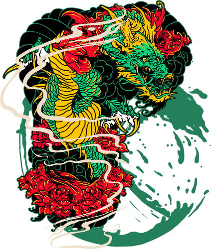 Chinese Dragon T-Shirtchinese, dragon, fantasy, Ladies, Mens, Unisex