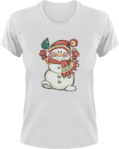 Christmas Snowman T-Shirtanimal, animals, christmas, Ladies, Mens, Snowman, Unisex