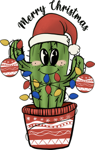 Christmas Cactus T-Shirtcactus, christmas, Ladies, Mens, plant, Unisex
