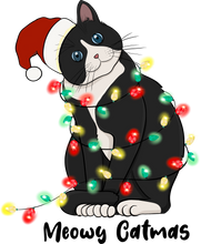 Load image into Gallery viewer, Christmas Cat T-Shirtanimal, animals, cat, christmas, Ladies, Mens, Merry Christmas, pets, Unisex
