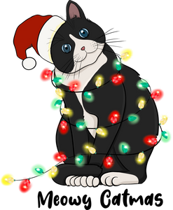 Christmas Cat T-Shirtanimal, animals, cat, christmas, Ladies, Mens, Merry Christmas, pets, Unisex