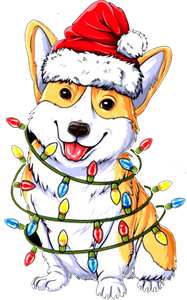 Christmas Corgi T-Shirtanimal, animals, christmas, Corgi, dog, dogs, Ladies, Mens, Merry Christmas, pets, Unisex