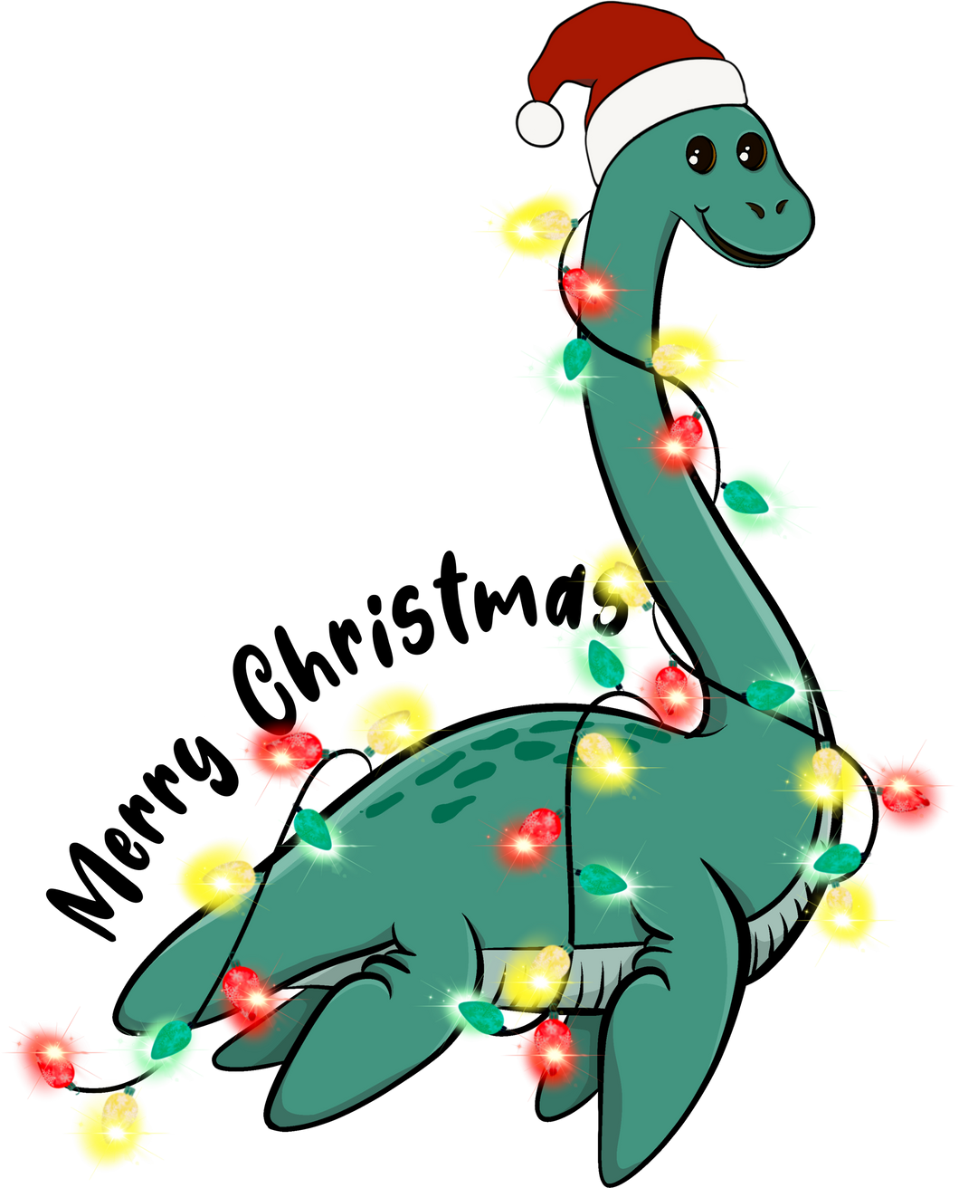 Christmas Dinosaur T-Shirtanimal, animals, christmas, Dinosaur, Ladies, Mens, Merry Christmas, Unisex