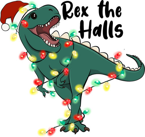 Christmas Rex T-Shirtanimal, animals, christmas, Dinosaur, Ladies, Mens, Merry Christmas, rex, T-Rex, Unisex
