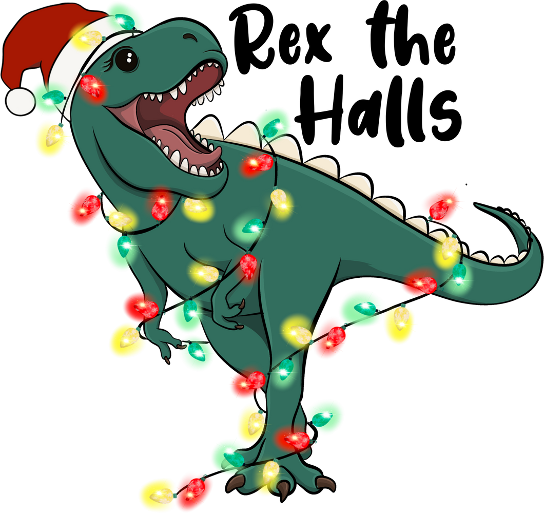 Christmas Rex T-Shirtanimal, animals, christmas, Dinosaur, Ladies, Mens, Merry Christmas, rex, T-Rex, Unisex