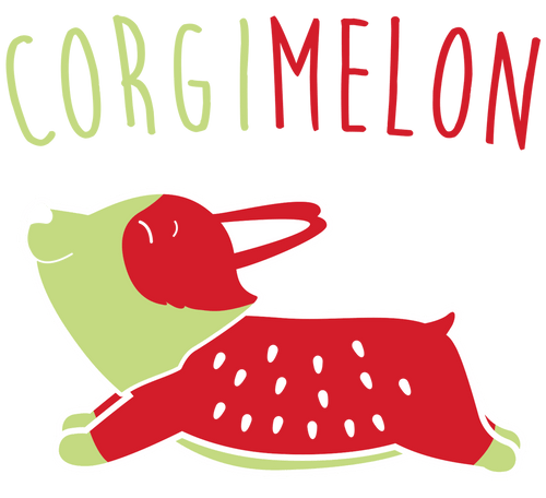 Corgi Melon T-Shirtanimals, dog, Ladies, Mens, pets, Unisex
