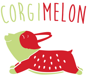 Corgi Melon T-Shirtanimals, dog, Ladies, Mens, pets, Unisex