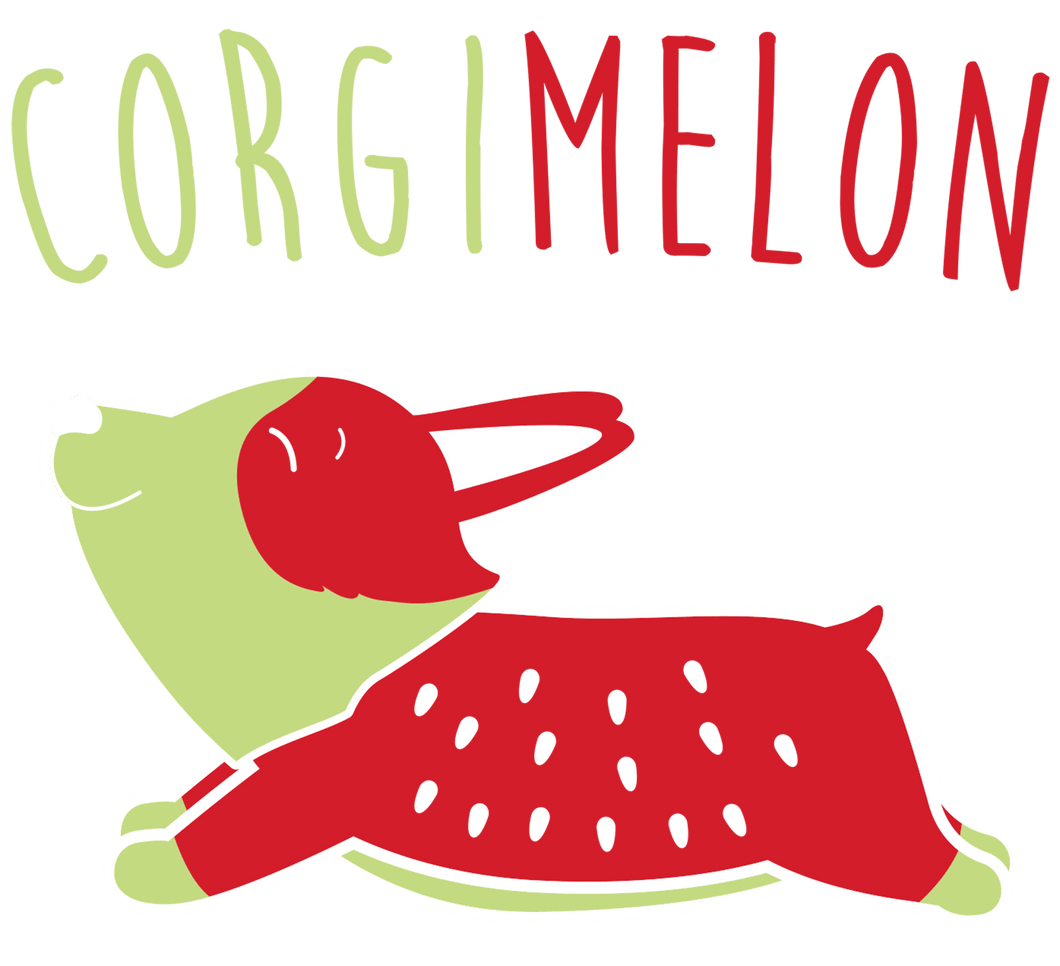 Corgi Melon T-Shirtanimals, dog, Ladies, Mens, pets, Unisex
