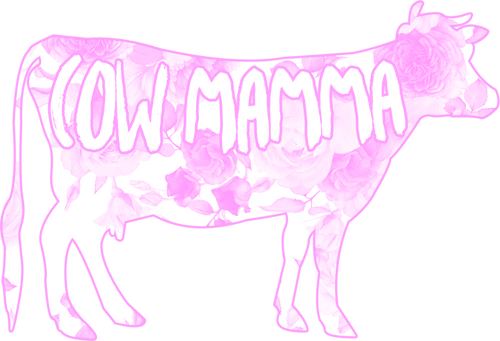 Cow Mamma Novelty T-Shirtcows, farm animals, Ladies, Mens, Unisex
