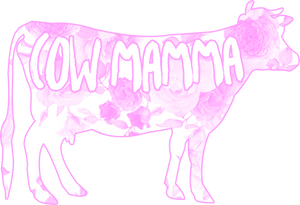 Cow Mamma Novelty T-Shirtcows, farm animals, Ladies, Mens, Unisex
