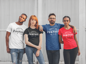 Created with a Purpose T-shirtchristian, family, Ladies, Mens, motivation, Unisex
