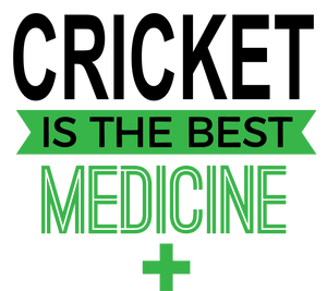 Cricket is the best medicine T-Shirtcricket, Ladies, medicine, Mens, sport, the best medicine, Unisex