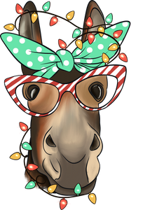 Christmas Donkey T-Shirtanimal, animals, christmas, donkey, Ladies, Mens, Unisex