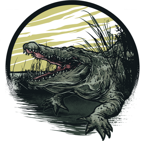 Crocodile T-Shirtanimal, animals, Ladies, Mens, nature, Unisex, wild
