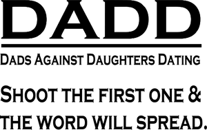 DADD T-Shirtdad, Dad Jokes, fatherhood, Fathers day, Ladies, Mens, Unisex