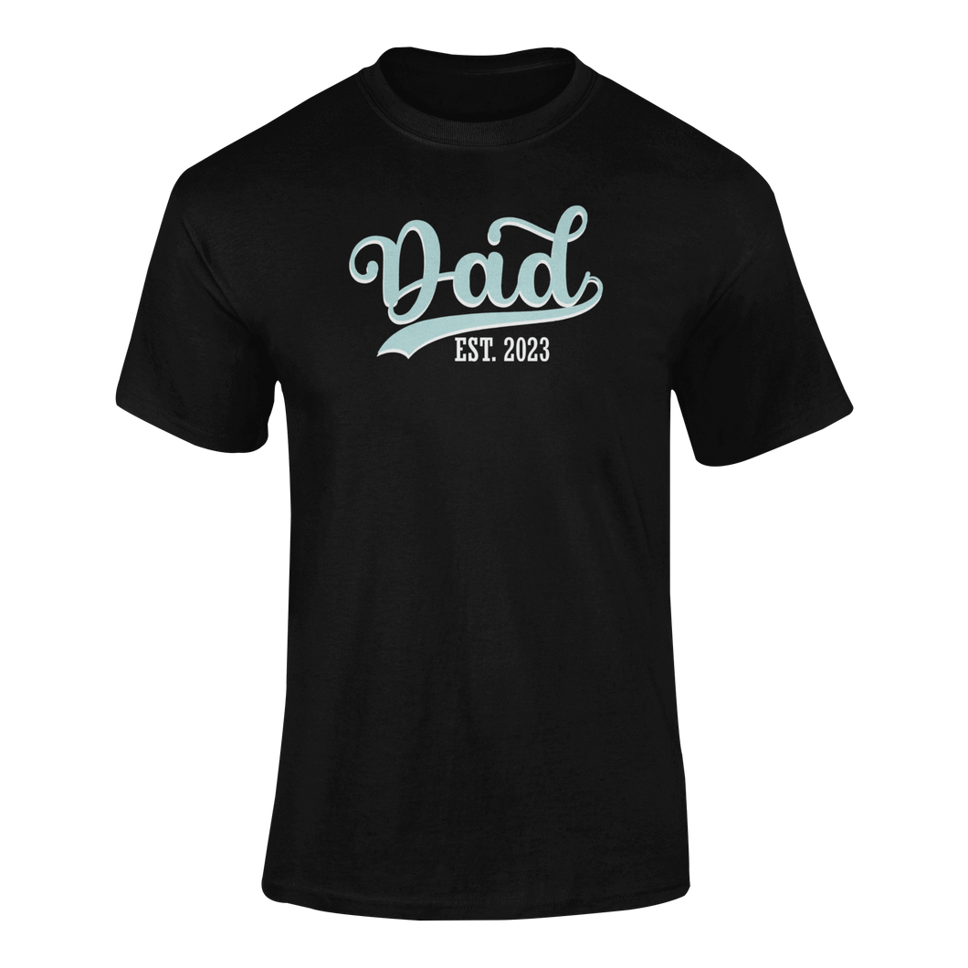 Dad established 2023 T-Shirtdad, Fathers day, funny, Ladies, Mens, Unisex