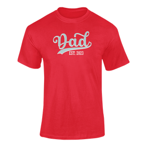 Dad established 2023 T-Shirtdad, Fathers day, funny, Ladies, Mens, Unisex