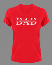 Load image into Gallery viewer, Dad with names T-Shirtdad, Fathers day, Ladies, Mens, Unisex

