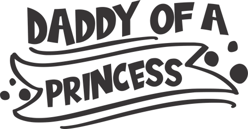 Daddy of a princess T-Shirtdad, Fathers day, Ladies, Mens, princess, Unisex