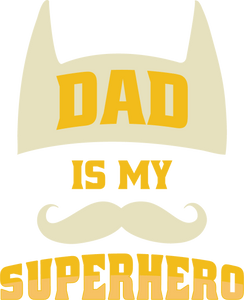 Dad is my superhero T-Shirtdad, Fathers day, funny, hearts, Ladies, Mens, superhero, Unisex