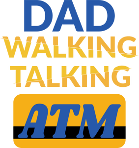 Dad walking talking ATM T-Shirtdad, Dad Jokes, Fathers day, funny, Ladies, Mens, Unisex