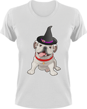 Load image into Gallery viewer, Dog wizard T-Shirtanimals, dog, dogs, Halloween, Ladies, Mens, pets, scary, scary movies, Unisex, wizard
