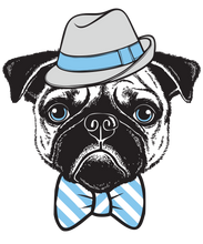 Load image into Gallery viewer, Dog With A Fedora T-Shirtanimals, dog, Ladies, Mens, pets, Unisex
