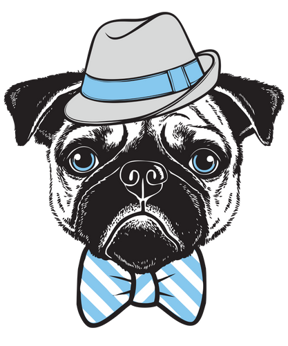 Dog With A Fedora T-Shirtanimals, dog, Ladies, Mens, pets, Unisex