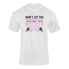 Load image into Gallery viewer, Don&#39;t Let The Pretty Face Fool You I&#39;m A Hockey Girl T-ShirtLadies, Mens, Unisex, Wolves Ice Hockey
