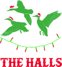 Load image into Gallery viewer, Duck the halls T-Shirtchristmas, duck, hunting, Ladies, Mens, Unisex
