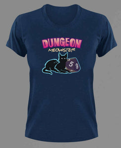 Dungeon Meowster T-Shirtanimals, cat, Ladies, Mens, pets, Unisex