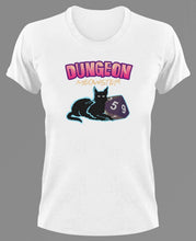 Load image into Gallery viewer, Dungeon Meowster T-Shirtanimals, cat, Ladies, Mens, pets, Unisex
