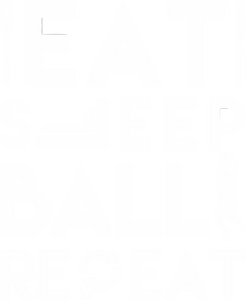 Eat sleep ball repeat T-Shirtbaseball, basketball, food, Football, Hockey, Ladies, Mens, softball, sport, tennis, Unisex