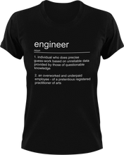 Load image into Gallery viewer, Engineer T-Shirtengineer, job, Ladies, Mens, noun, Unisex
