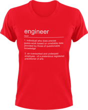 Load image into Gallery viewer, Engineer T-Shirtengineer, job, Ladies, Mens, noun, Unisex
