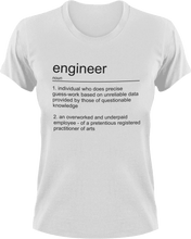 Load image into Gallery viewer, Engineer T-Shirtengineer, job, Ladies, Mens, noun, Unisex
