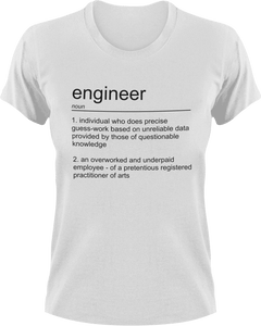 Engineer T-Shirtengineer, job, Ladies, Mens, noun, Unisex