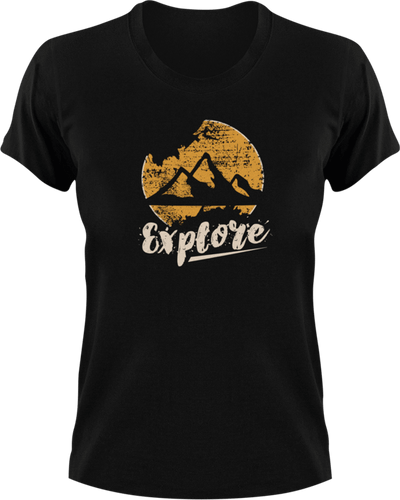 Explore T-ShirtAdventure, camp, camper, campfire, camping, explore, Hike, hiker, hiking, Ladies, Mens, Unisex