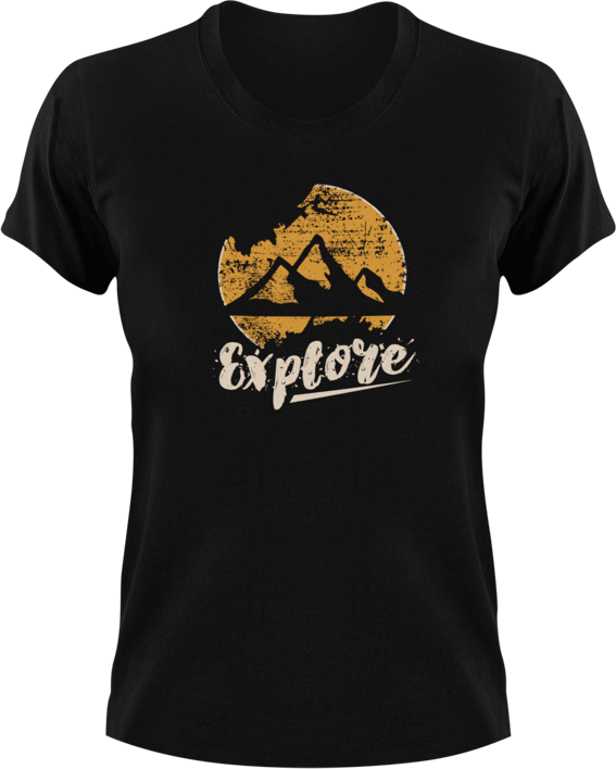 Explore T-ShirtAdventure, camp, camper, campfire, camping, explore, Hike, hiker, hiking, Ladies, Mens, Unisex