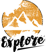 Load image into Gallery viewer, Explore T-ShirtAdventure, camp, camper, campfire, camping, explore, Hike, hiker, hiking, Ladies, Mens, Unisex
