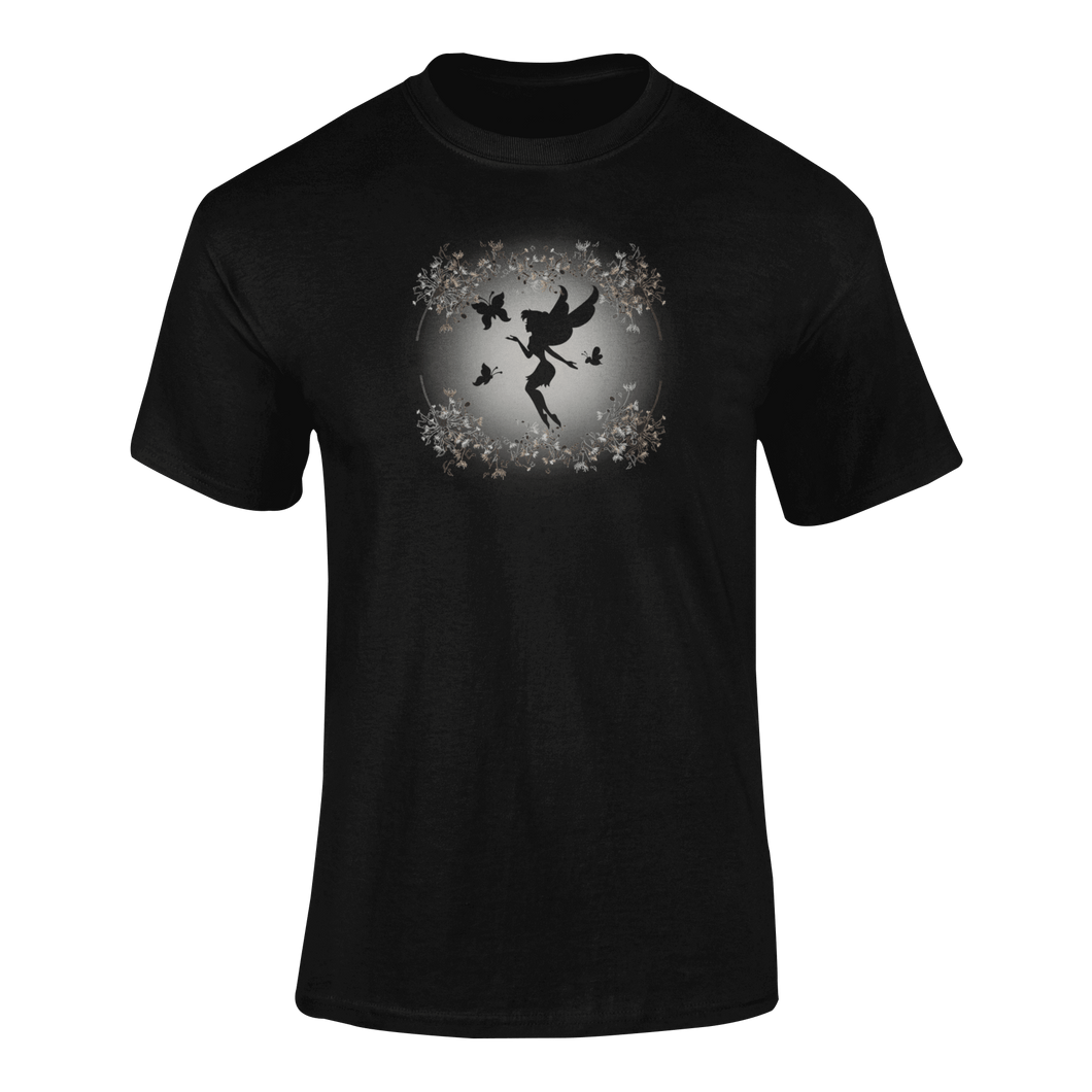 Fairy Silhouette T-Shirtdyzynu, Ladies, Mens, Unisex