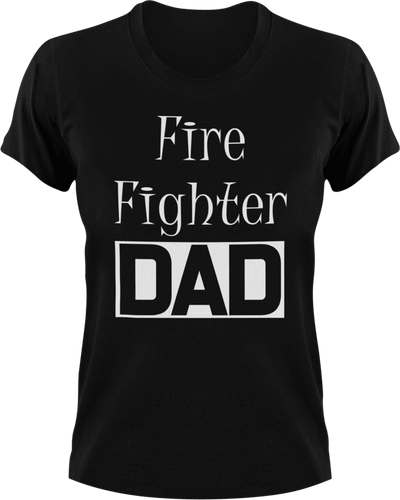 Firefighter DAD T-Shirtanimals, cool dad, dad, fire, Firefighter, firefighter mom, fireman, firetruck, Mens, Unisex