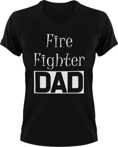 Firefighter DAD T-Shirtanimals, cool dad, dad, fire, Firefighter, firefighter mom, fireman, firetruck, Mens, Unisex